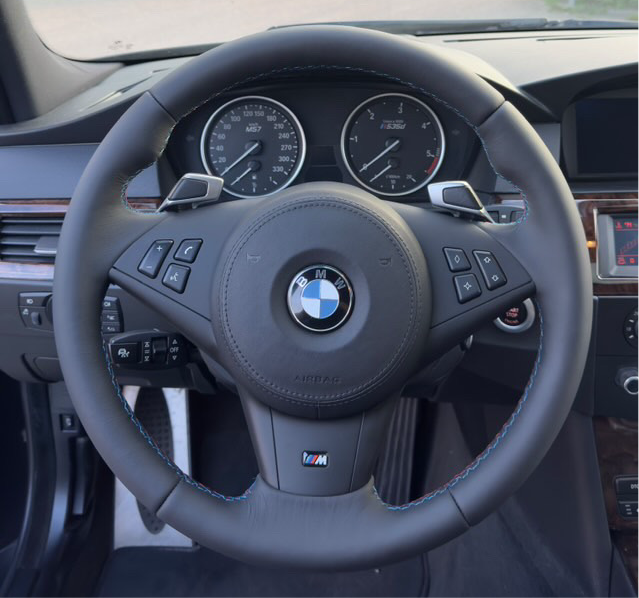 BMW E6x Leder Airbag-Abdeckung