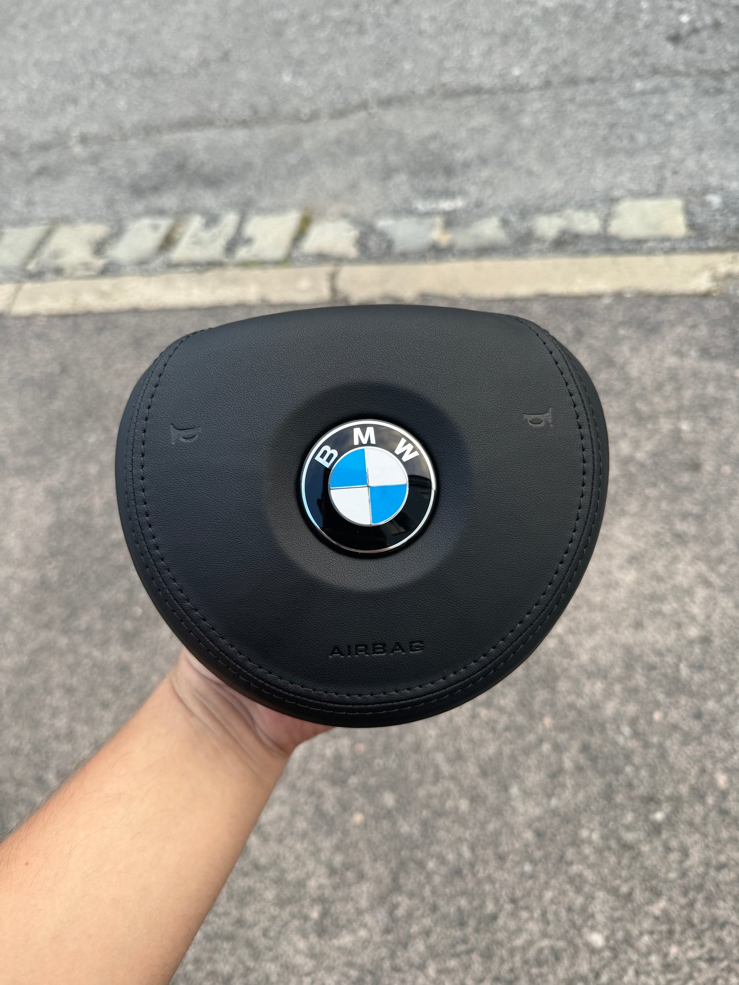 BMW E9x Leather Airbag Cover