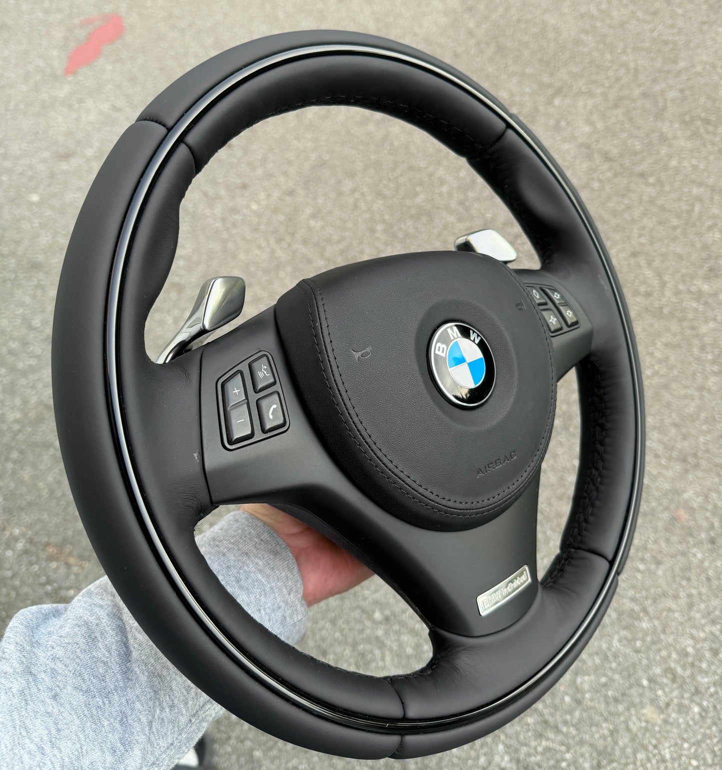BMW E9x Leather Airbag Cover