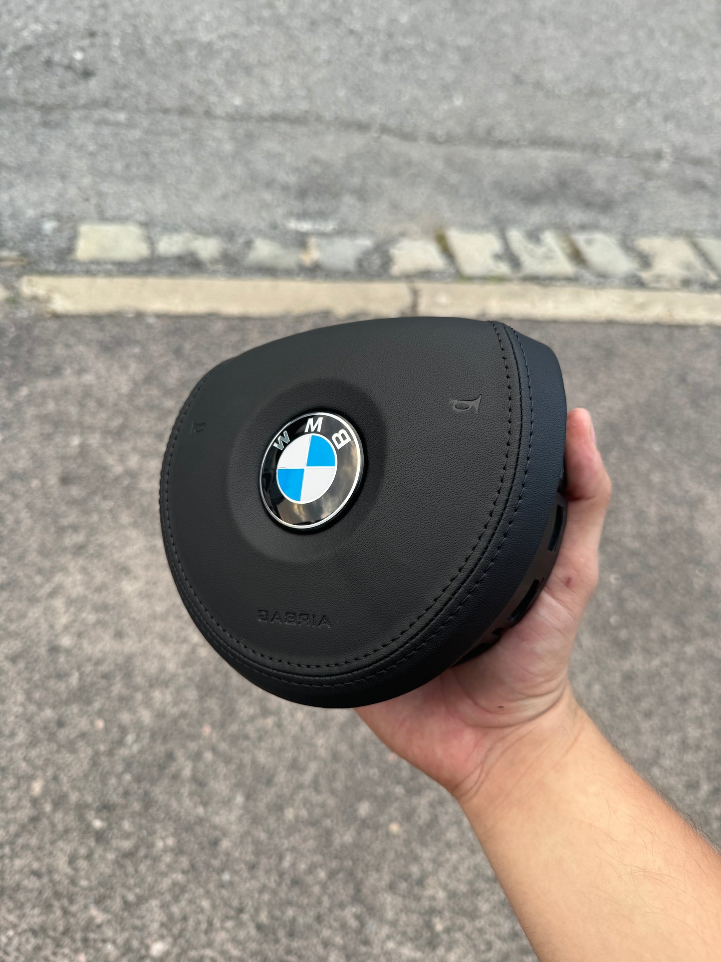 BMW E9x Leather Airbag Cover